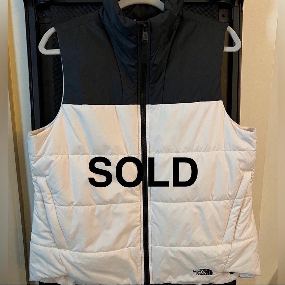 The North Face Black and White Colorblock Jacket